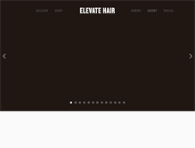 Tablet Screenshot of elevatehair.com